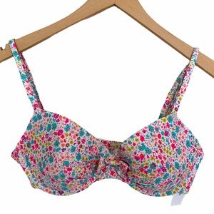 🆕Old Navy Neon Floral Push-Up Bikini Top